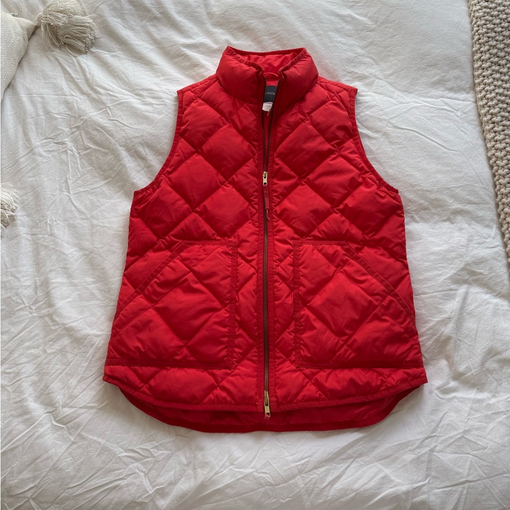 JCrew Red Vest